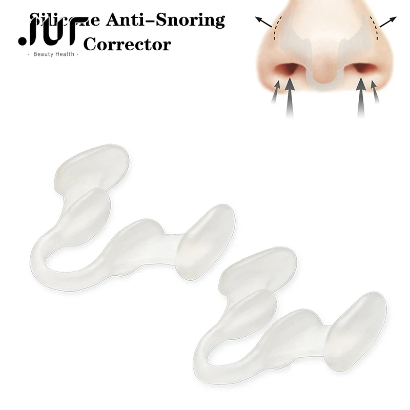 

Silicone Nose Clip Anti Snoring Nasal Dilator Stop Snore Aid Easy Breathe Improve Sleeping Rhinitis