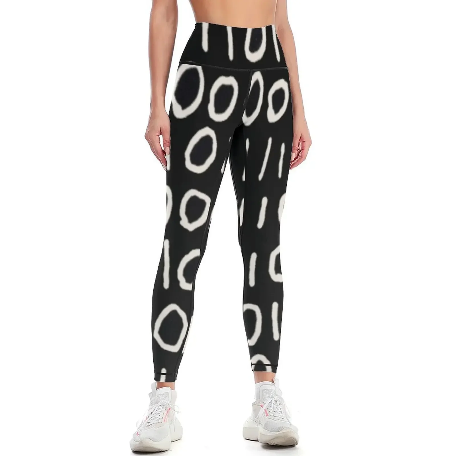 

Street POP Print Painting Graffiti Abstract Contemporary Modern Chic Colors Shapes Stencil Drip Leggings