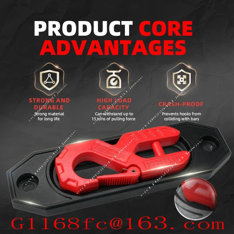 Off Road Accessories Winch Roller Fairing Winch Hook and Loop and 4wd Aluminum Fairing Kit Parts
