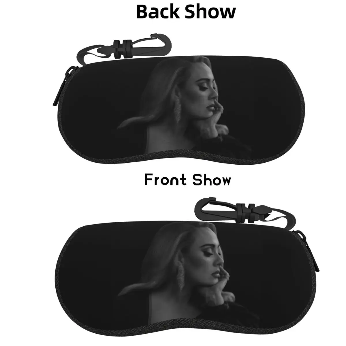 

Cool Singer Adele Tour 2024, чехол для очков, портативная коробка для солнцезащитных очков, женская и мужская мягкая сумка для очков, сумка