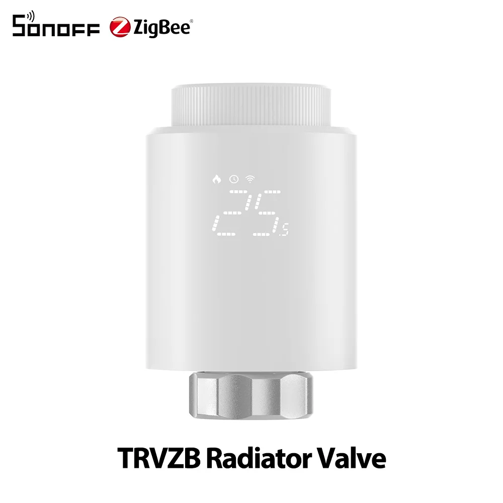 SONOFF TRVZB Zigbee thermostatische radiatorkraan Smart Home Verwarming Froest Protection Afstandsbediening Groepsbediening via eWeLink Alexa