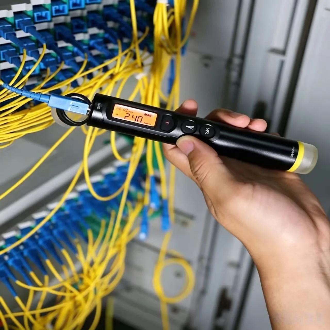 OFW 3 in1 Fiber Optic Tester 20/30mW Visual Fault Locator  -70~+10/-50~+30dBm Optical Power Meter OPM VFL