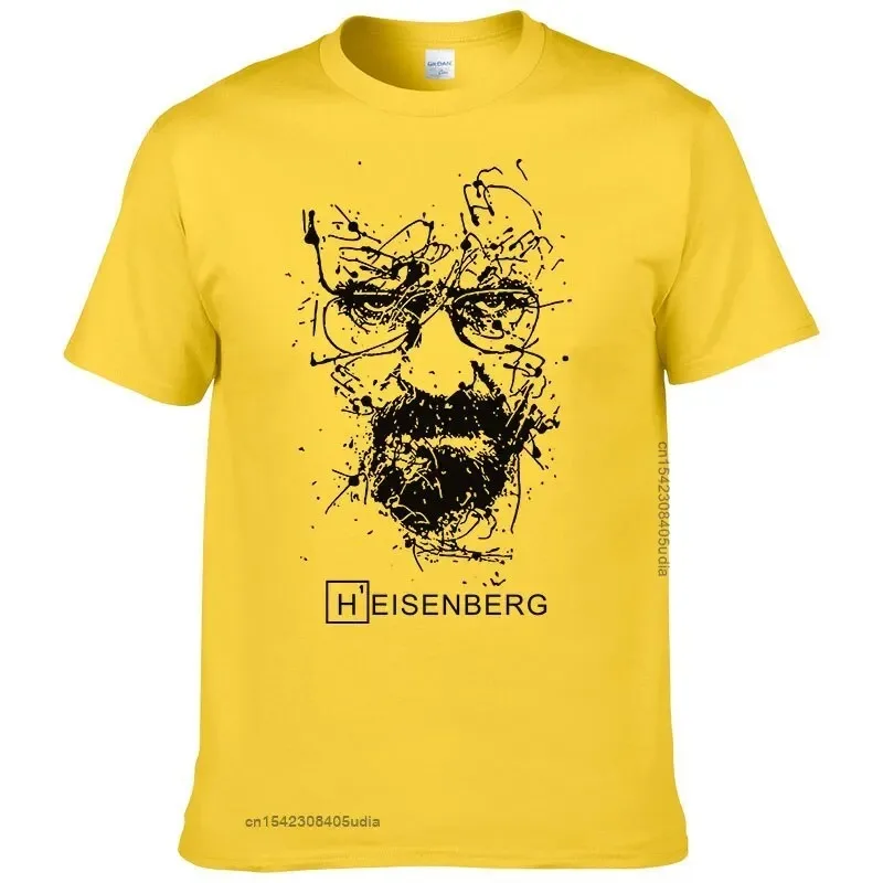 2024 New Fashion Breaking Bad Graphic T Shirts Men Heisenberg Camisetas Hombre Men Cool Tee Shirt for Men Tops Cotton Tshirt