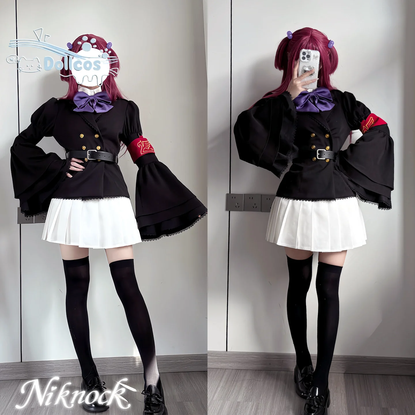 Anime Cosplay Series: Umineko When They Cry Ange Ushiromiya Cosplay sexy Costume full set Dollcos