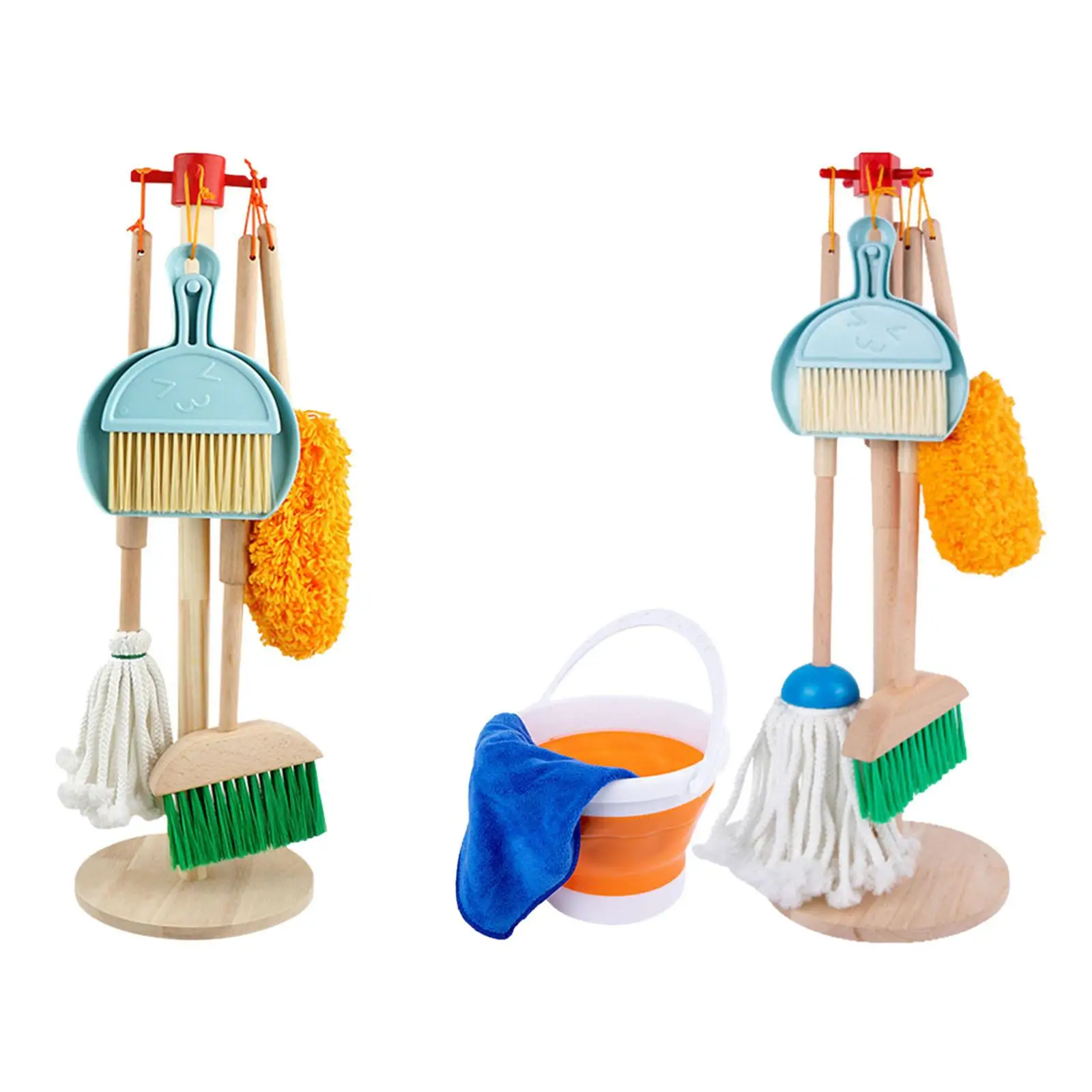 Kids Household Cleaning Tool Toddlers Broom and Cleaning Set Sweeping Toy for Children for Toddlers Party Favor Birthday Gift