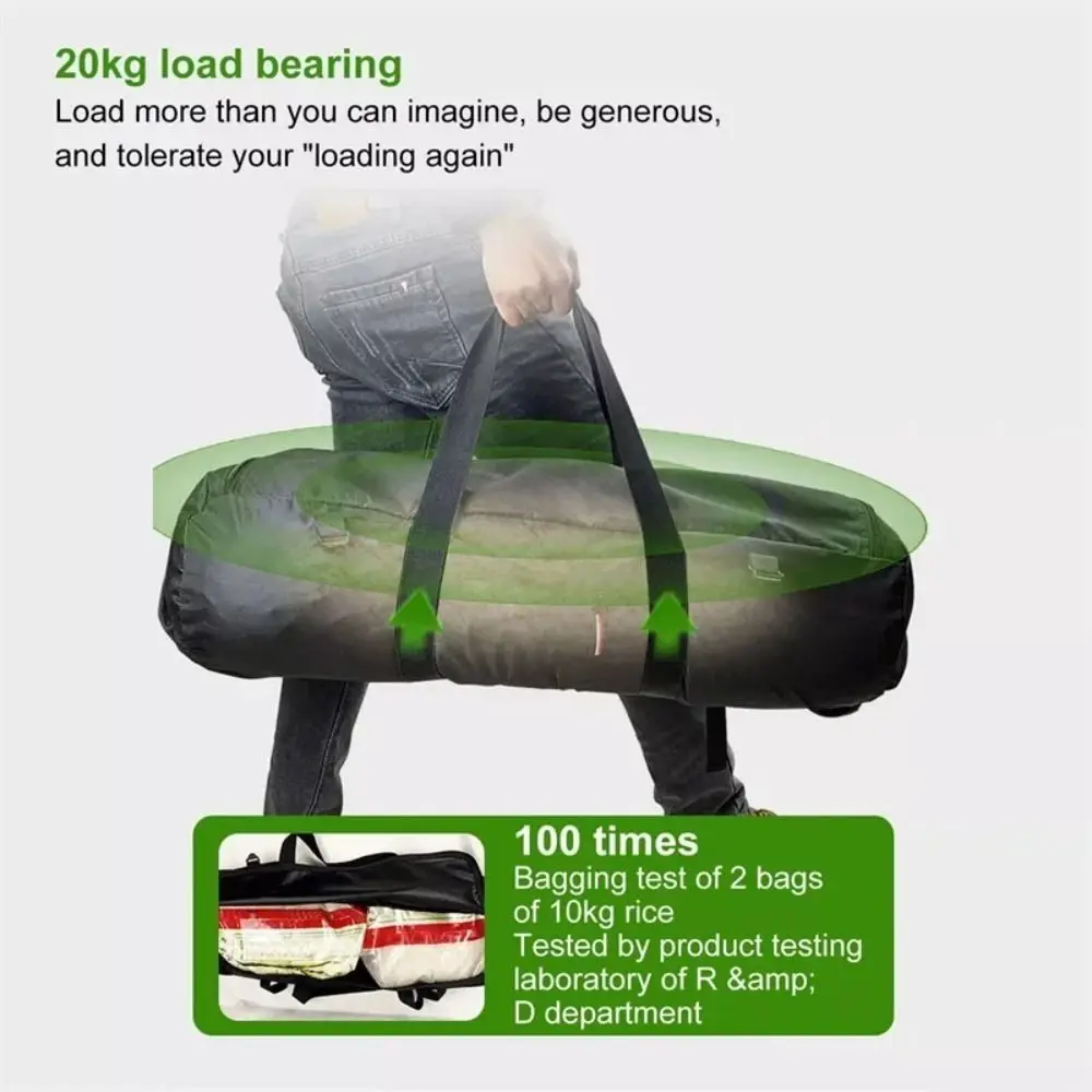 

Удобная сумка-органайзер из ткани Оксфорд для хранения палаток, прочная, портативная, водонепроницаемая, складная дорожная сумка из ПУ