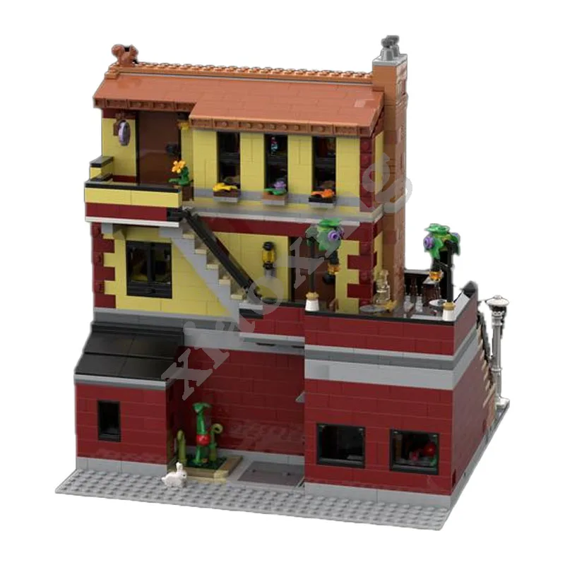 MOC-Pizzeria-10312 Jazz Club Alternative Architecture MOC-142022 Building Block Toys 2391 Pieces Assembly DIY Toys Birthday Gift