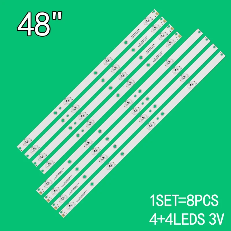 

8pcs/set For 2201-MB48030-0401BR2 2201-MB48030-0401BL2 MZ4B17B7 S7331 AT48H1 LED TV accessory