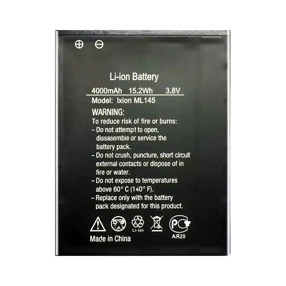 

For Dexp Ixion ML145 Snatch SE Long-Lasting Performance Mobile Phone Battery 4000Mah