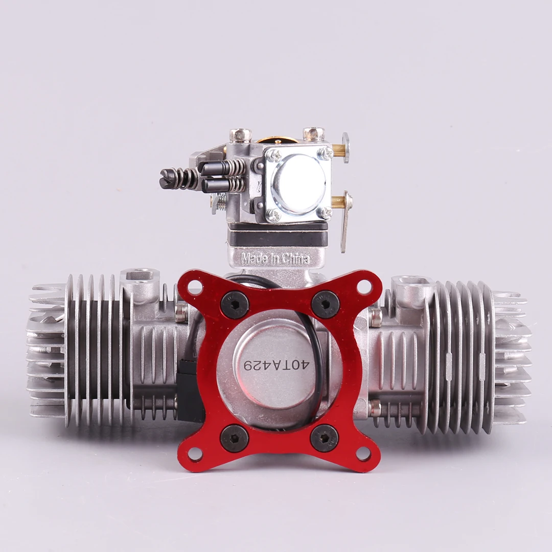 VVRC RCGF 40cc T 40CC Twin Cylinder Petrol Engine Dual Cylinder with Muffler/Igniton/Spark Plug for RC Model Airplane