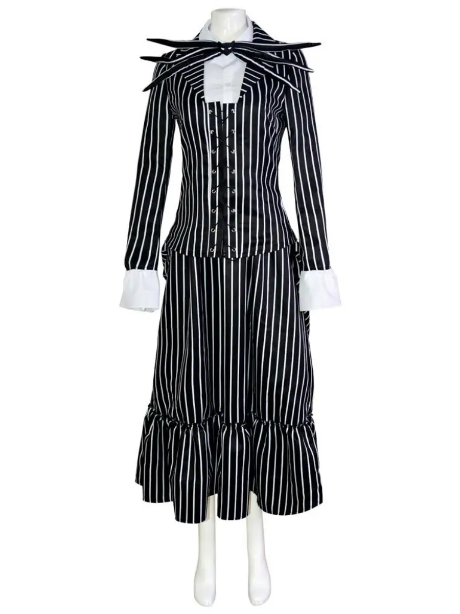 Disfraz de Cosplay de loween Cisas esqueleto Ja para hombre, conjunto completo de Terror nocturno, ropa étnica para escenario, Faion de primavera de poliéster