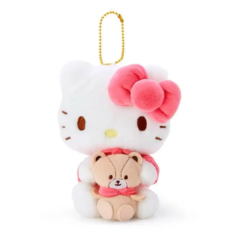 

Cartoon Sanrioed Anime Hello Kittys Plush Toys Ins Girly Heart Kawaii Backpack Doll Accessories Accessories Holiday Gifts