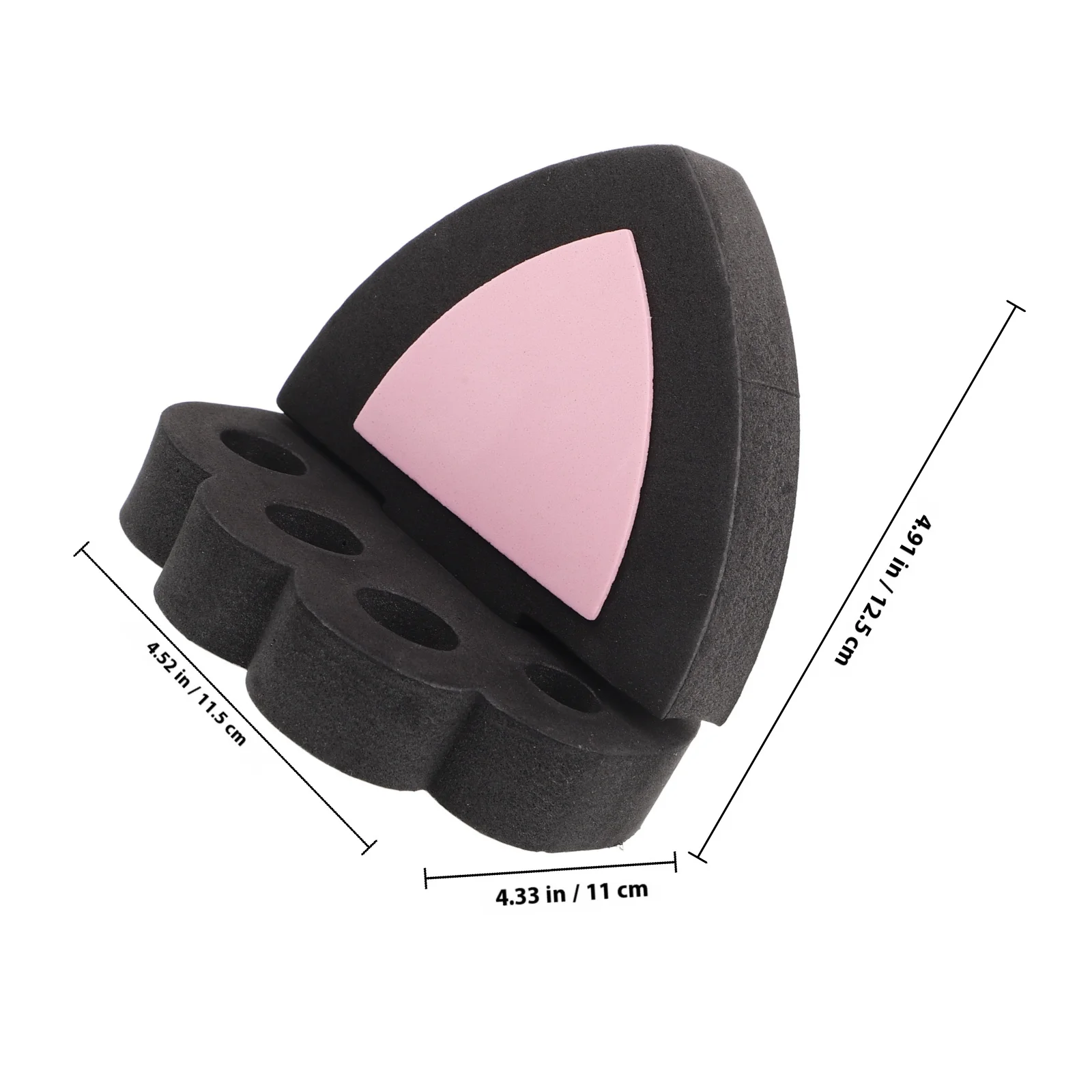 زوج واحد من الملحقات الخارجية لتزيين أذن القط اللطيفة ثلاثية الأبعاد لتزيين سقف السيارة لتصميم شخصية السيارة الفريدة #5