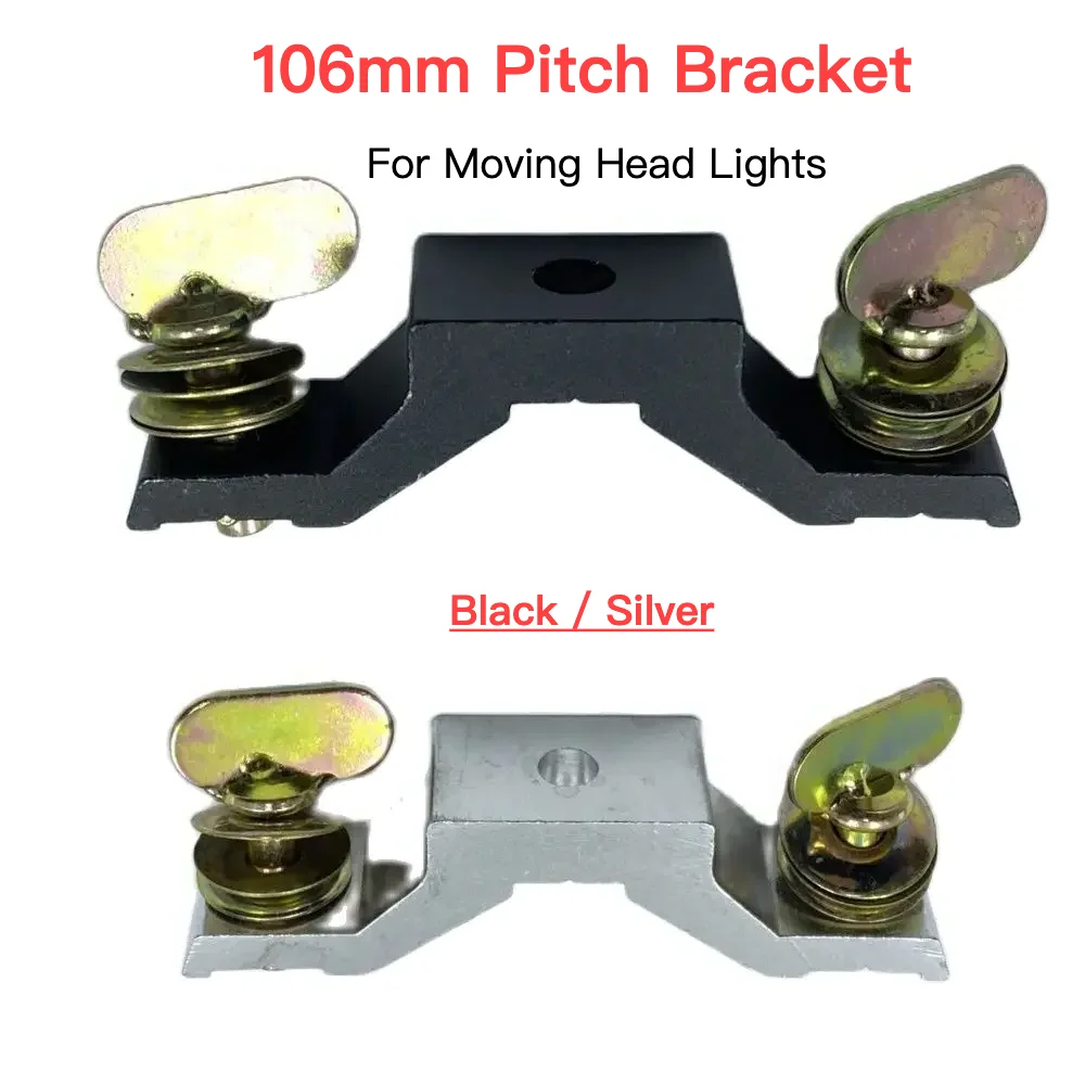 2 stücke Moving Head Licht Halterung 106mm Pitch Fast Lock Aluminium Befestigen Schellen Haken Montieren DJ LED Moving Head aluminium Truss Stehen