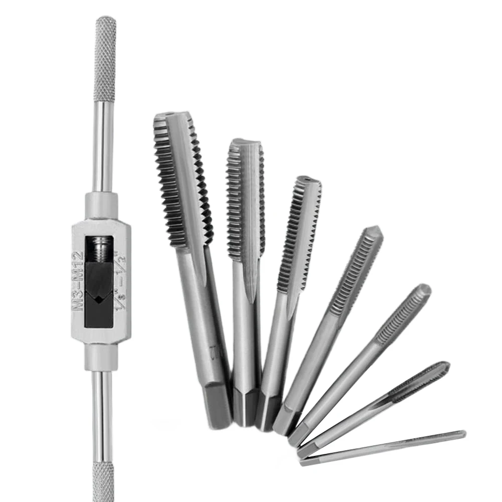 Adjustable Tap Wrench with Twist Drill Bit for Multi Application Use on Drilling Machines CNC Milling and Tapping Equipment