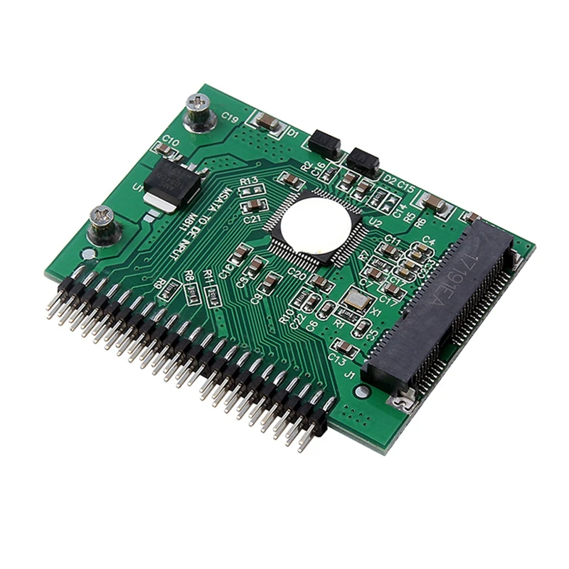 MSATA SSD ถึง 44 พิน IDE Converter อะแดปเตอร์ 2.5 นิ้ว IDE HDD PCI E Express Sata Converter อะแดปเตอร์สําหรับแล็ปท็อป