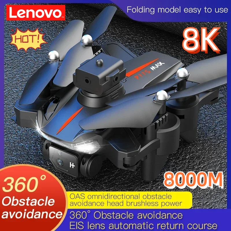 Lenovo P11S Drone 8K HD Camera Obstacle Avoidance Mini Aerial Photography Helicopter Professional Foldable Quadcopter