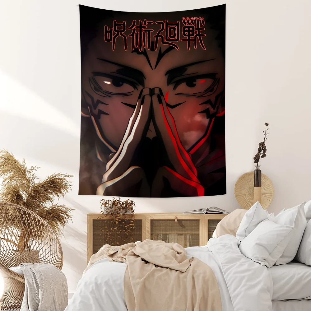 Kaisen Suguru Geto Chart Tapestry for Living Room Home Dorm Decor Art Home Decor