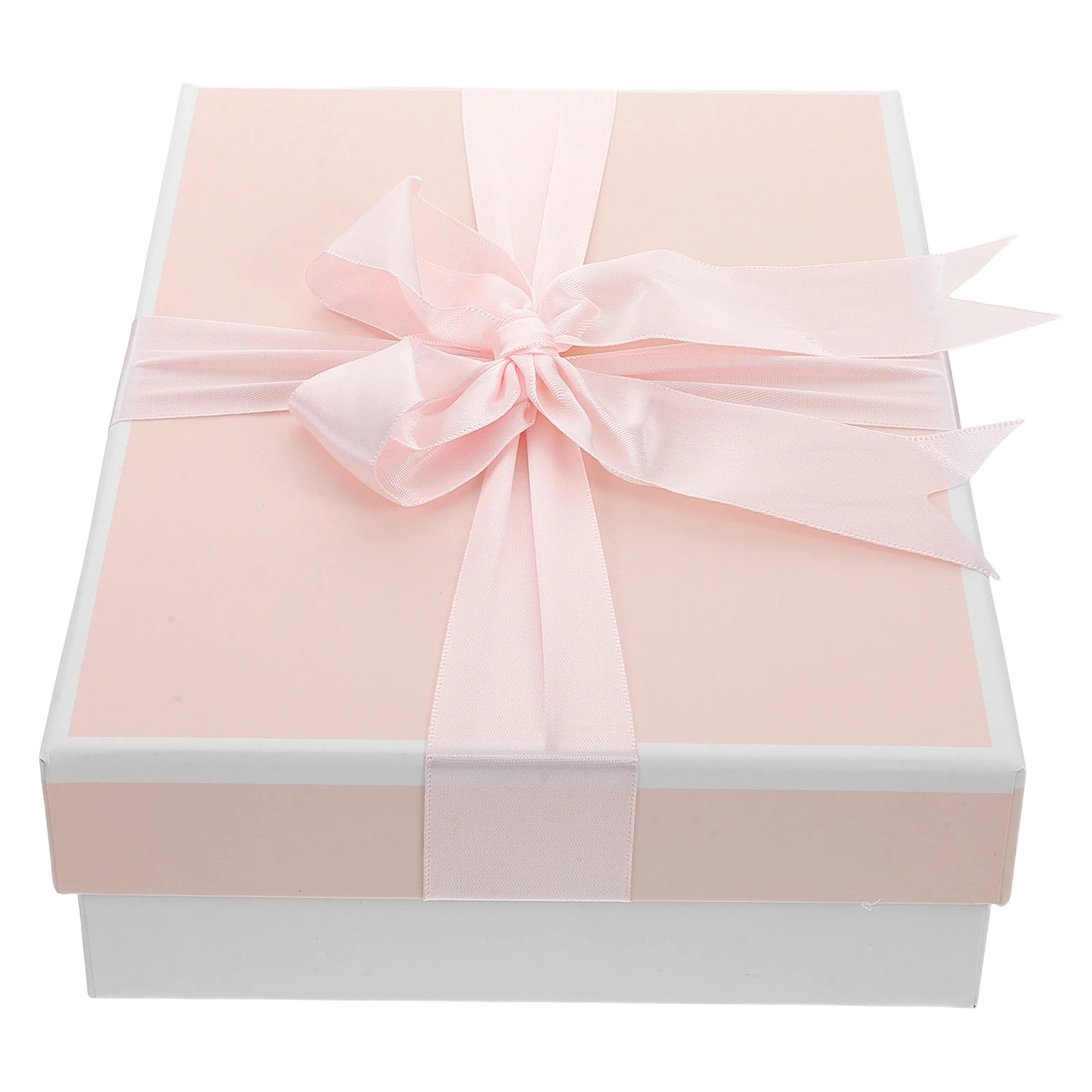 

Pink Present For Mother'S Day Elegant Jewelry Storage Box Bowknot Decoration Gift Packaging Box For Women Cardboard Storage