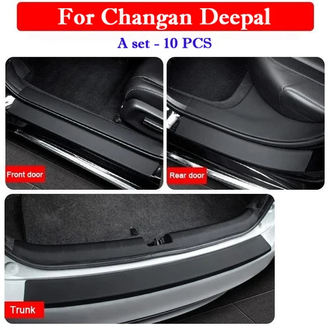 Наклейка на порог автомобиля, наклейка на порог для Changan Deepal G318 L07 S05 S07 S7 S09 SL03, защитная пленка для защиты от царапин