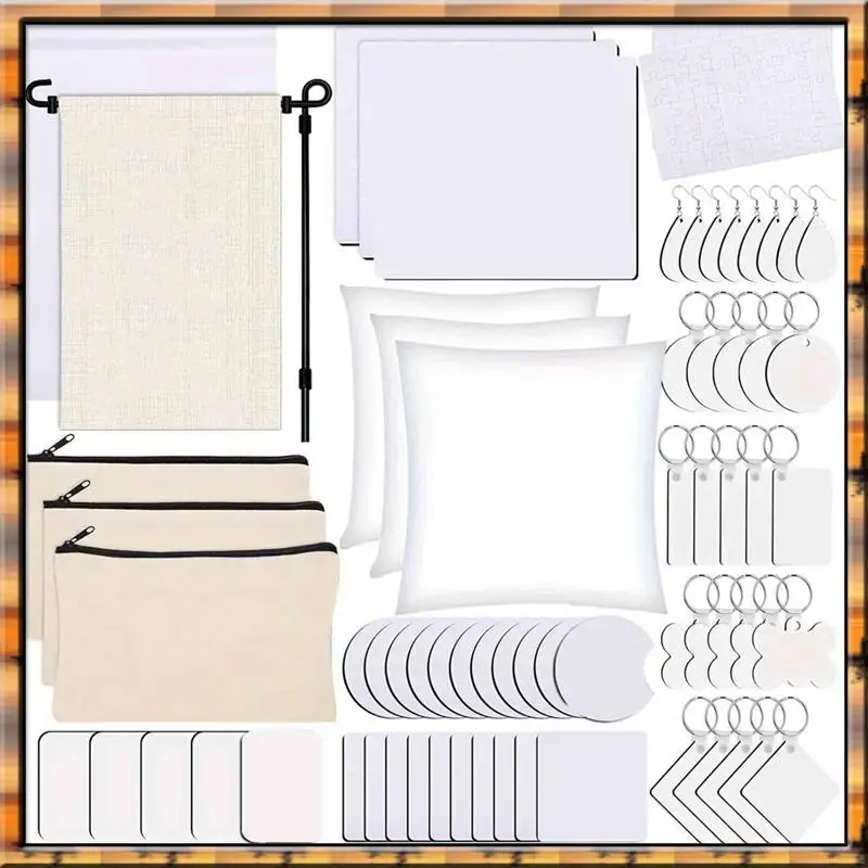 

2025 Trend 128 шт. сублимационные заготовки, рождественские украшения, поделки, сублимационный комплект, поделки с тепловой печатью своими руками