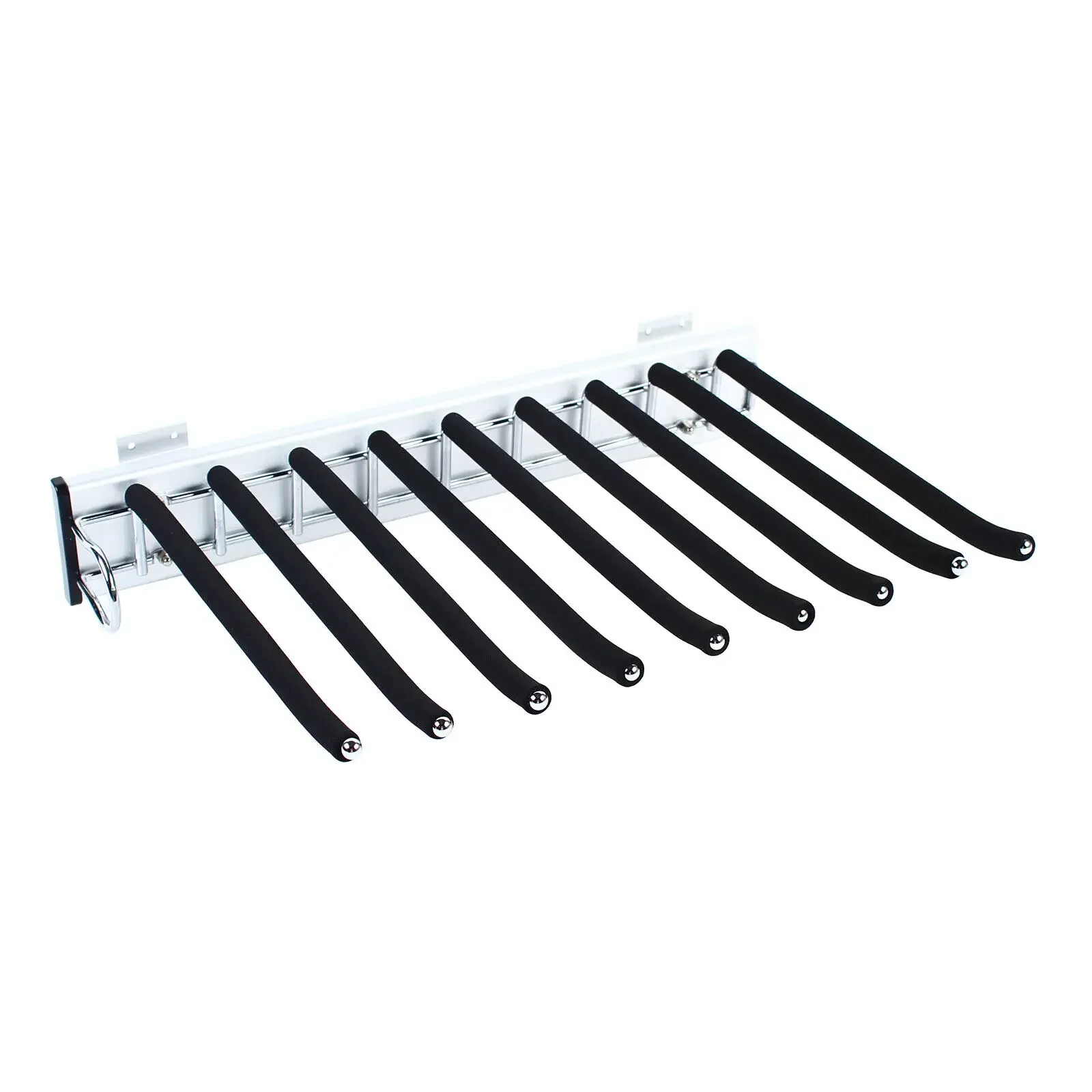 Выдвижная вешалка для брюк из нержавеющей стали для шкафа, шкафа для ванной комнаты