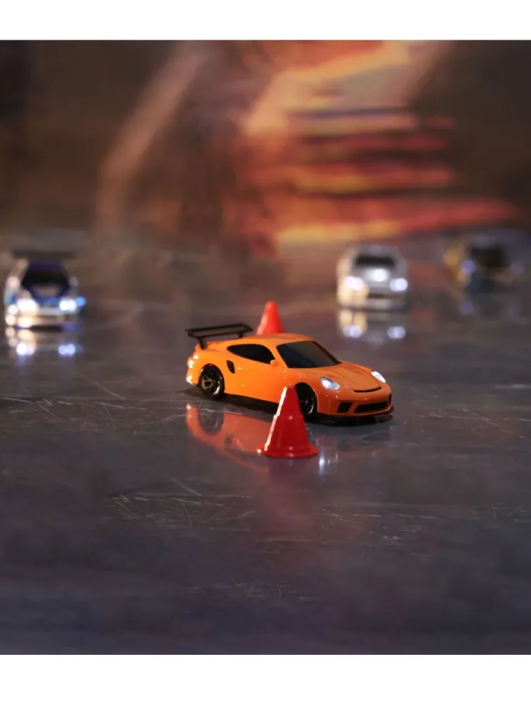 Mise à niveau Gyro Mini jouets 4WD 1/43 RC voiture de vitesse RTR 2.4G radiocommande course dérive voiture quatre roues motrices haute vitesse modèle cadeaux