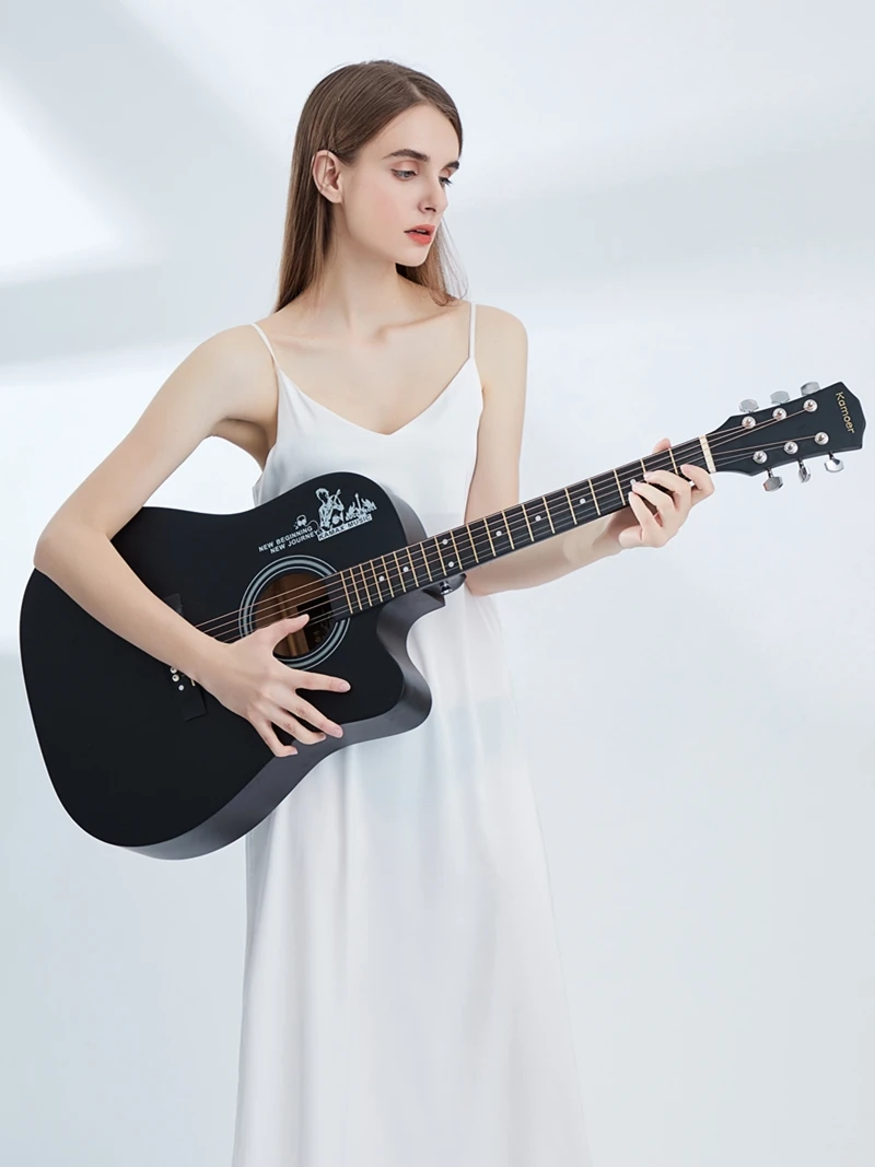 For 41 Inch Beginner Guitar 38 Inch Acoustic Acoustic Guitar Beginner Instrument Introduction