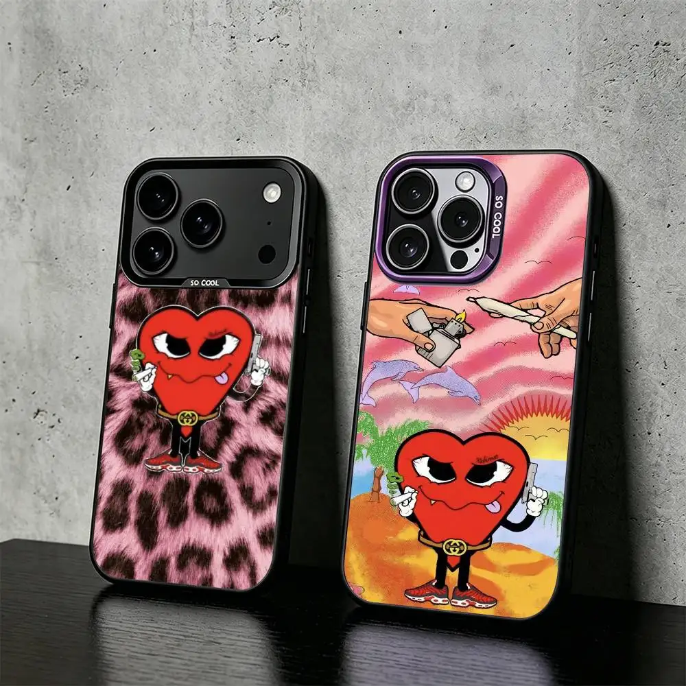 

Love Mafia La Mafia Del Amor Phone Case For iPhone 17,16,15,14,13,12,11 Plus,Pro Max,XS,Colored silver phone case