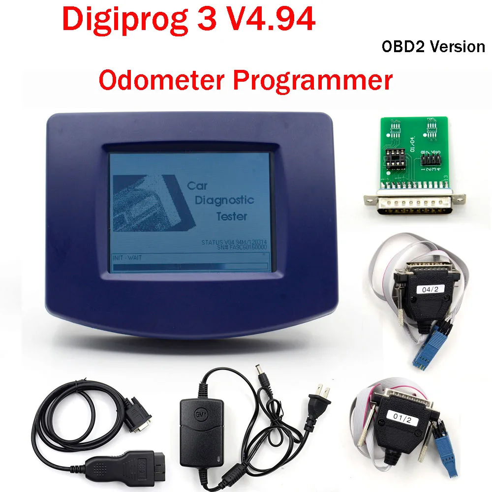 Newest Digiprog3 V4.94 Full Set Digiprog 3 OBD2 Version Odometer Programmer support Multi-language Digiprog III OBD