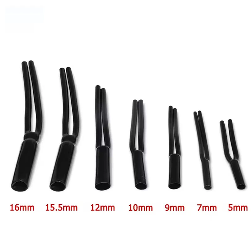 1/5/10/50 Pcs 5/7/9/10/12/15.5/16mm Y Splitter Tube Sleeve PVC Speaker Audio Cable Wire HiFi Cable Pants Soft Rubber Split