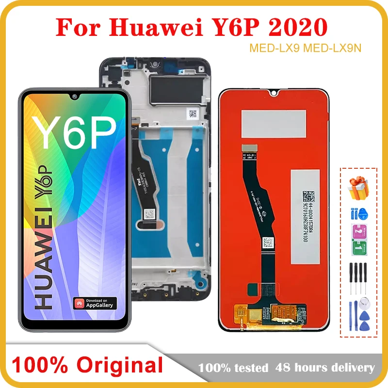

Для мобильного телефона Huawei Y6P ЖК-экран в сборе с сенсорным экраном Замена ЖК-панели