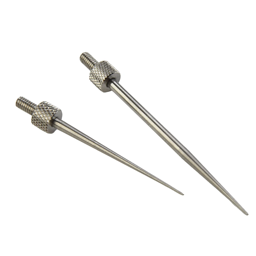 6 Pcs Indicator Turntables Dial Digital Test Indicator Contact Point Stem Rods Depth Gauge Threaded Shank M 2.5 Measuring Tool