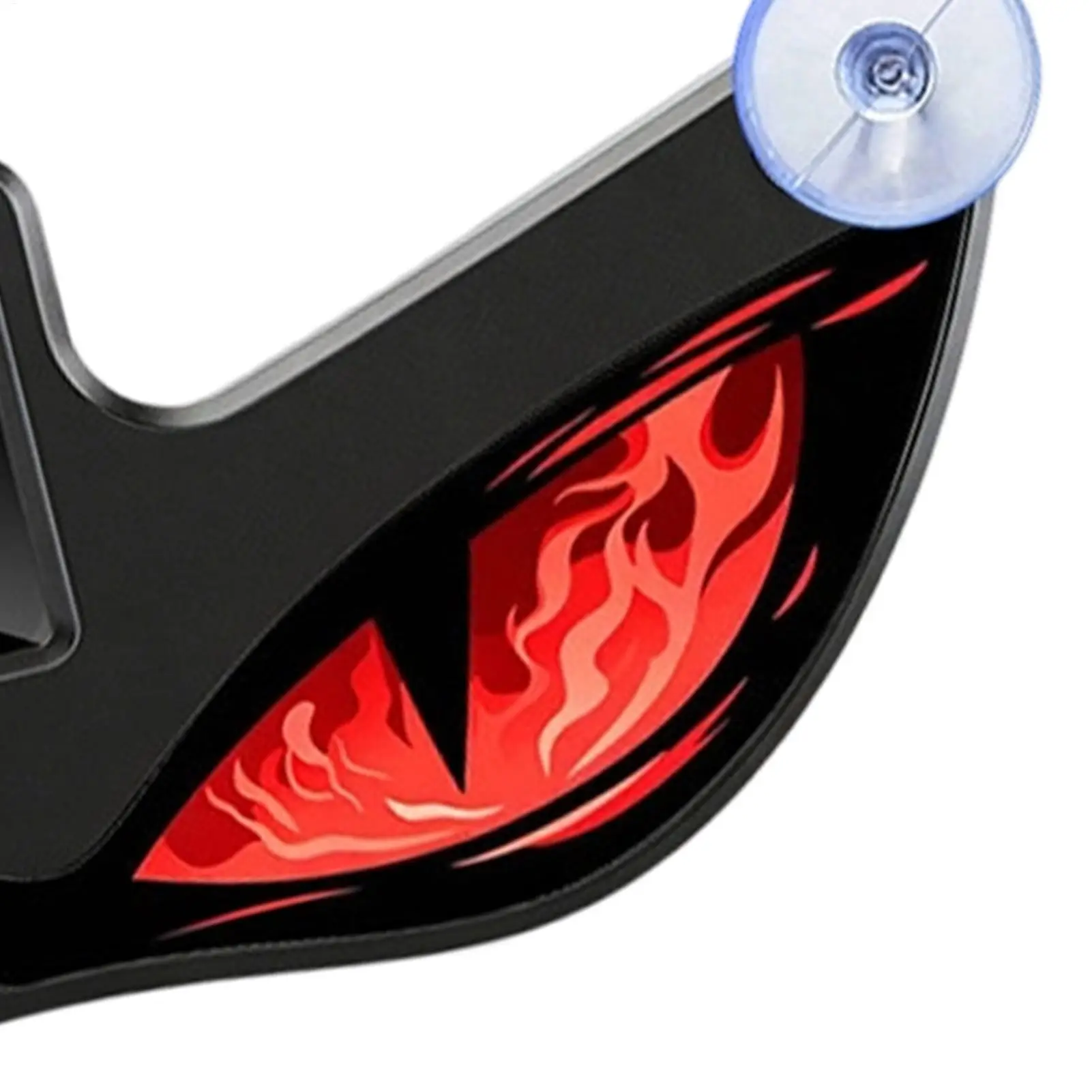 Solar Eye Car Light Suction Cup Solar USB Rechargeable Decoration Car Window Eyes Warning Light For Truck Sedan RV Commuting