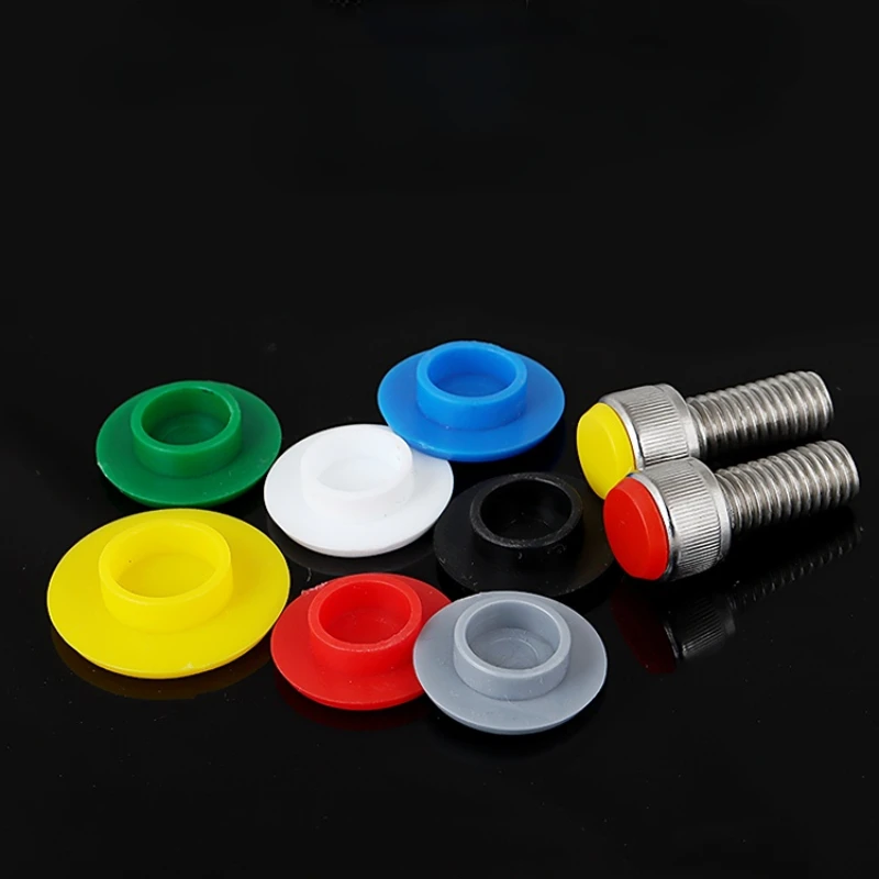 M3M4M5M6M8-M24 hexagonal socket screw nylon protective cover dust plug decorative cover waterproof cover rust proof cap