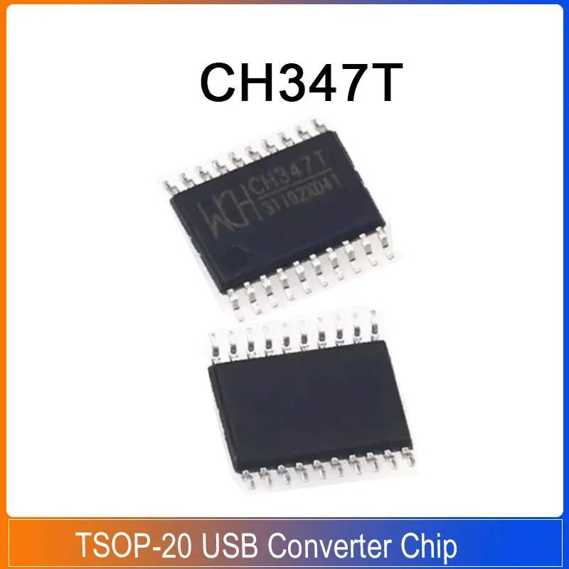 1/5PCS CH347T TSSOP-20 CH347 CH34 CH high-speed USB Converter Chip