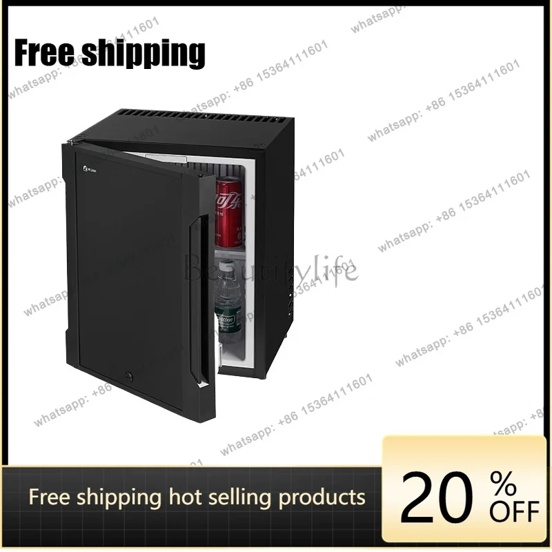 XC-30-J Mini Single Door Refrigerator, No Frost Silent Small Cooler Commercial Fresh Storage Fridge For Hotel Guest Room