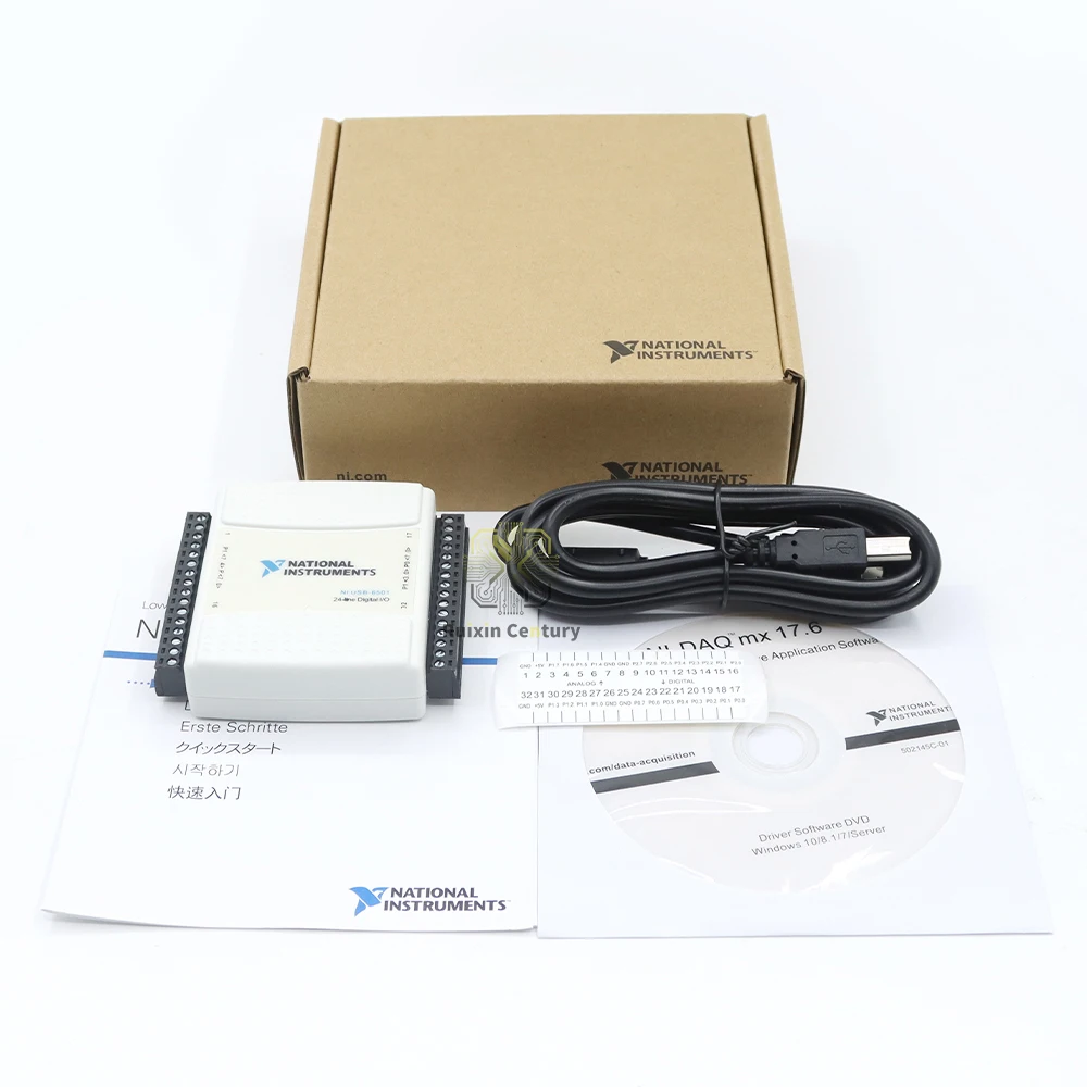 FOR NI USB-6501 779205-01 USB Digital I/O Device/Data Acquisition Card 24-Channel 0-5V Bus-Powered DIO with 32-Bit Counter
