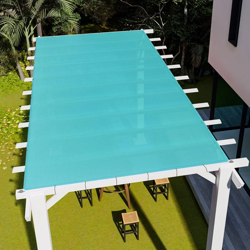 

2026 New：Sunrise 20' x 25' Shade Sail Straight Rectangle Canopy Shade Cover with D-Ring Grommets Block Outdo