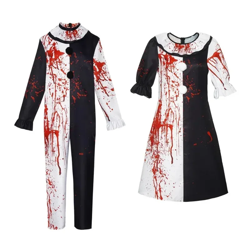 

Clown Costume for Men and Women, Terrifier Movie Cosplay, Clown Costume Jumpsuit, Halloween Carnival Fancy Dress