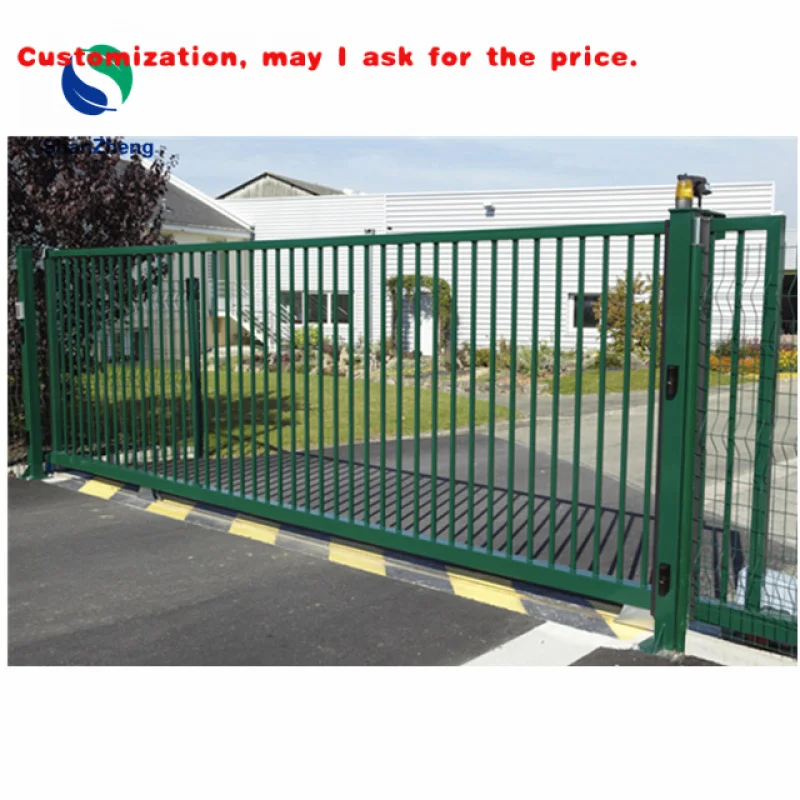 custom.Motored Big Ground Area Zone Gate Sliding Steel Door Aluminum Automatic Operation Standard Garden Fence Yard Cus