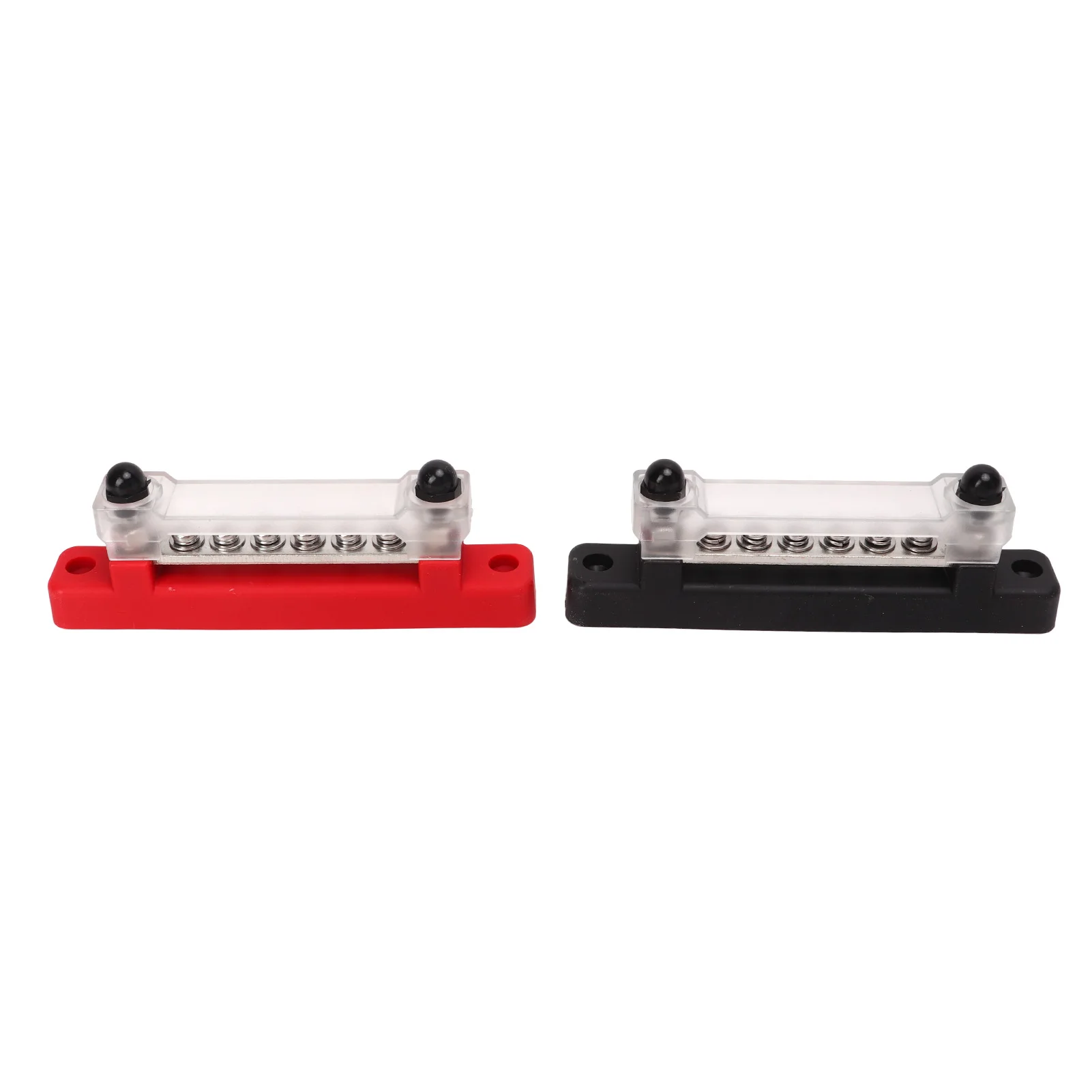 Bus Bar 48V 150A 6 Terminal for Car RV Boat 2 Studs 12 Terminals Battery Power Distribution OEM Replacement Block