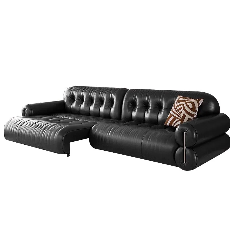 

French, dual-use, electric, sofa bed, telescopic, straight row, cloud, sofa, living room, design