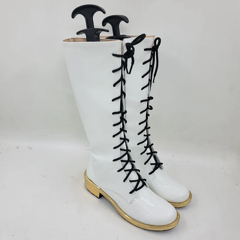 Anime KPop Demon Zoey Rumi Hunters Cosplay Shoes Women High Heels Leather Boots Halloween Carnival Costume Prop