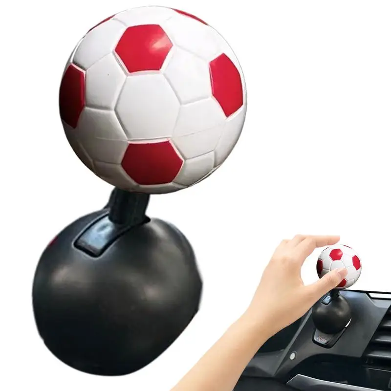 Car Start Button Cover Car 1 Button Start Lever Football Cover Rocker Funny Football Shape Start Button Car Adhesive Decorative