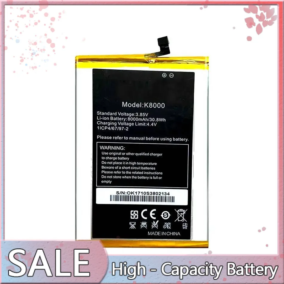 

For Oukitel K8000 8000Mah Premium Replacement Mobile Phone Battery
