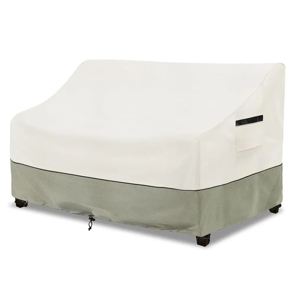 

Patio 3-Seater Sofa Cover,Outdoor Couch Cover Fits Up To 85W X 38D X 35H Hes,100% Waterproof Heavy Duty Patio Furniture