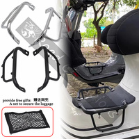For Vespa GTS300 GTV300 Collocate Helmet Support Storage Bracket Scooter Footboard Luggage Holder