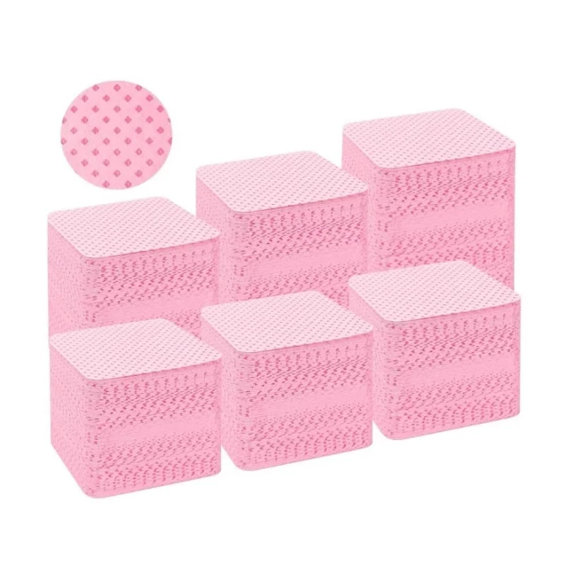 Wipes Napkins Remover Gel Plum Blossom Shape Nail Wipes Nail Manicure Pedicure Pads Art Cleaning Tools Tips Nail Polish Remover view 2
