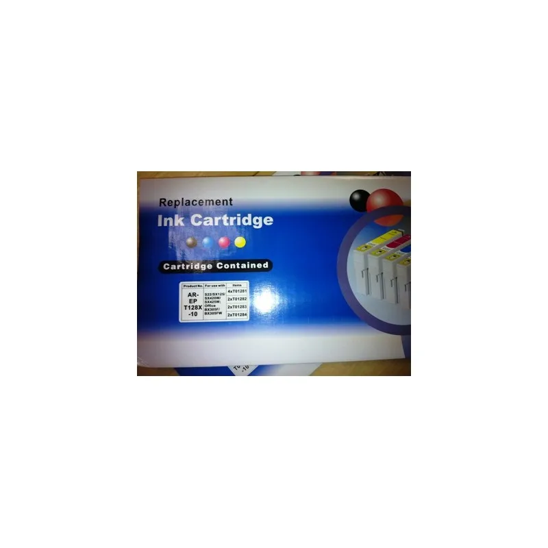 ARET128K 10 Compatible cartridge T1281-1282-1283-1284 (4xBk + 6 color) cartuchosonline.es